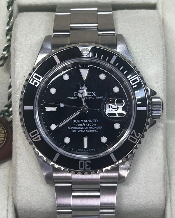 2007 Rolex Submariner Date 40MM Black Dial Oyster Bracelet (16610)