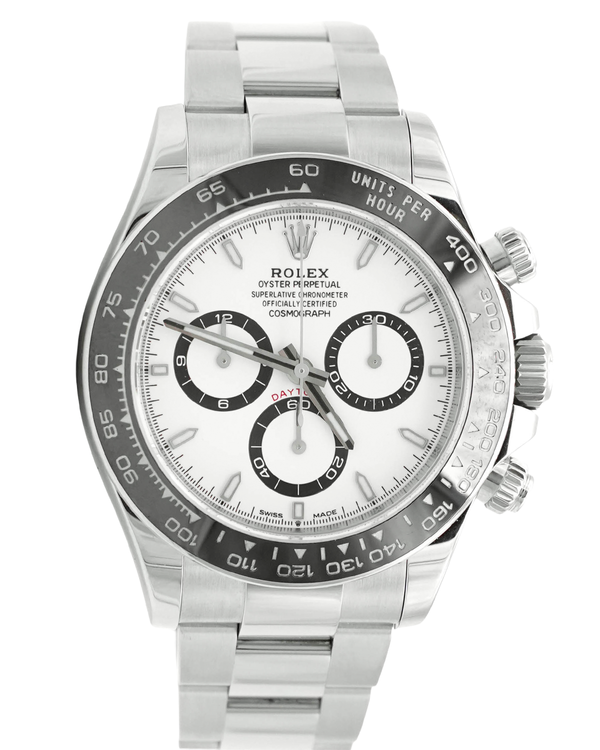 2024 Rolex Cosmograph Daytona "Panda" 40MM White Dial Oyster Bracelet (126500LN)