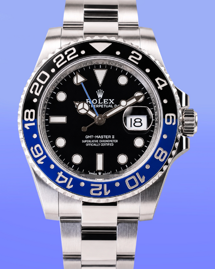 2026 Rolex GMT-Master II "Batman" 40MM Black Dial Oyster Bracelet (126710BLNR)