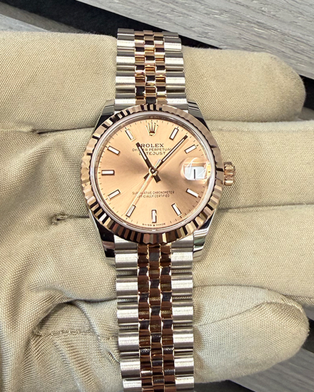 2026 Rolex Datejust 31MM Champagne Dial Two-Tone Super Jubilee Bracelet (278271)