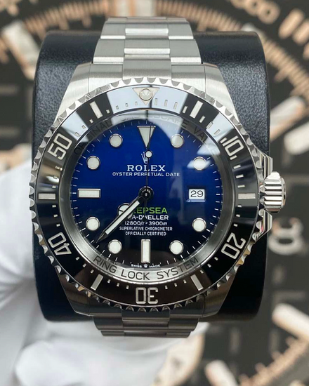 Rolex Sea-Dweller Deepsea "James Cameron" 44MM Blue Dial Oyster Bracelet (126660)