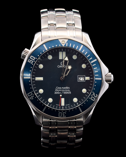 Omega Seamaster Diver 300M 41MM Quartz Blue Dial Steel Bracelet (2541.80)
