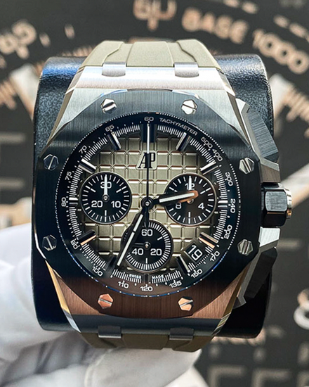 Audemars Piguet Royal Oak Offshore Chronograph 43MM Grey Dial Rubber Strap (26420SO.OO.A600CA.01)