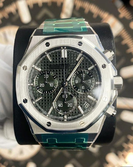 Audemars Piguet Royal Oak Chronograph 41MM Green Dial Steel Bracelet (26240ST.OO.1320ST.08)