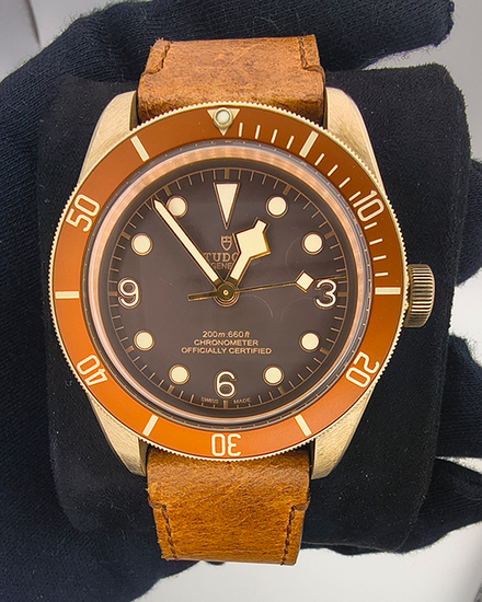 2019 Tudor Black Bay 43MM Brown Dial Leather Strap (79250BM)