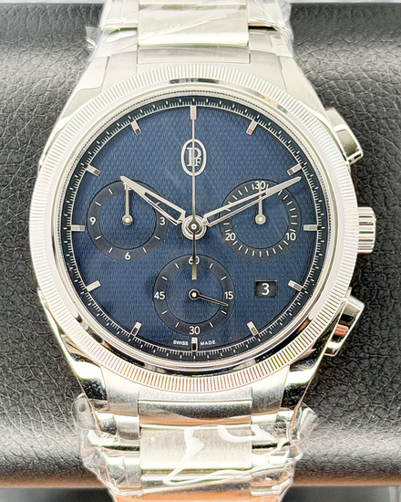 2026 Parmigiani Fleurier Tonda Chronograph 42MM Blue Dial Steel Bracelet (PFC915-1020001-100182)