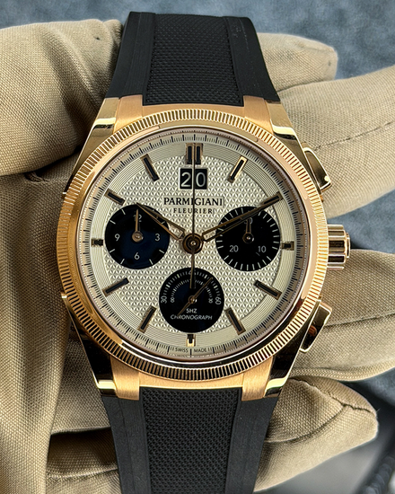 2024 Parmigiani Fleurier Tonda Tondagraph GT 42MM Silver Dial Rubber Strap (PFC903-1500140-X01482)