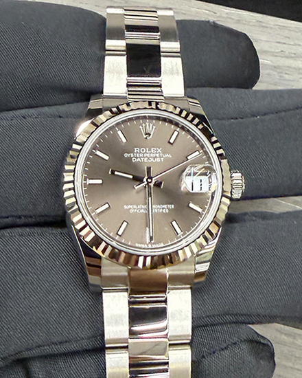 2022 Rolex Datejust 31MM Slate Dial Oyster Bracelet (278274)