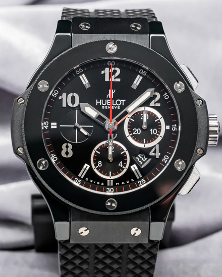 Hublot Big Bang Black Magic 44MM Blue Dial Rubber Strap (301.CX.130.RX)
