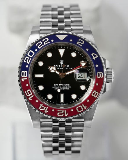 2025 Rolex GMT-Master II "Pepsi" 40MM Black Dial Jubilee Bracelet (126710BLRO)