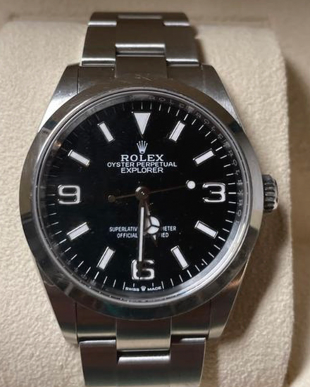 2023 Rolex Explorer 36MM Black Dial Oyster Bracelet (124270)