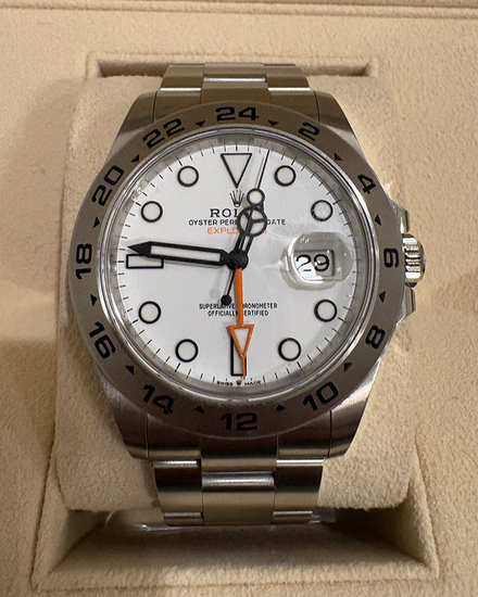 2024 Rolex Explorer II "Polar" 42MM White Dial Oyster Bracelet (226570)