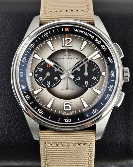 2025 Jaeger-LeCoultre Polaris Chronograph 42MM Grey Dial Textile Strap (Q902843J)