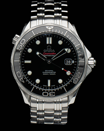 2025 Omega Seamaster Diver 300M 41MM Black Dial Steel Bracelet (212.30.41.20.01.003)