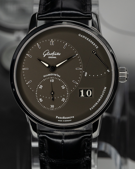 Glashütte Original PanoReserve 40MM Brown Dial Leather Strap (1-65-01-23-12-04)