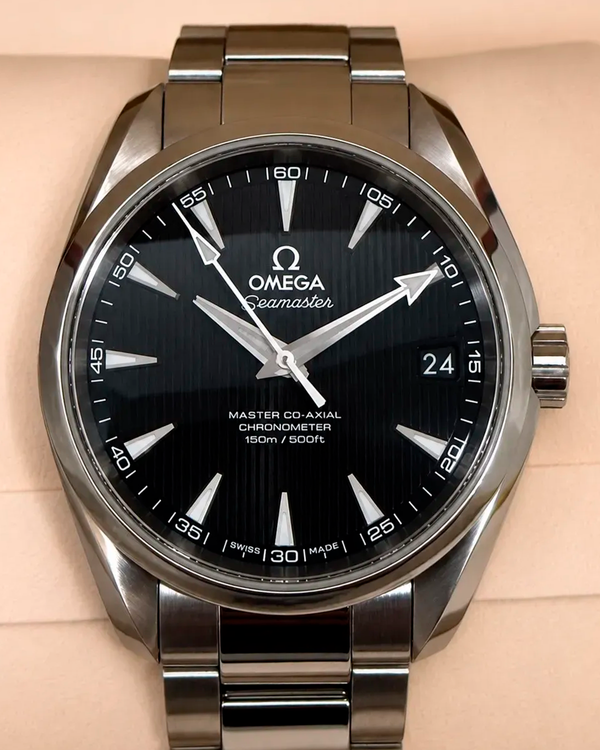2023 Omega Seamaster Aqua Terra 150M 38.5MM Black Dial Steel Bracelet (231.10.39.21.01.002)