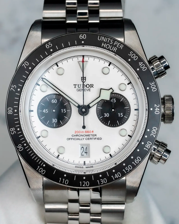 2022 Tudor Black Bay Chrono "Panda" 41MM White Dial Steel Bracelet (79360N)
