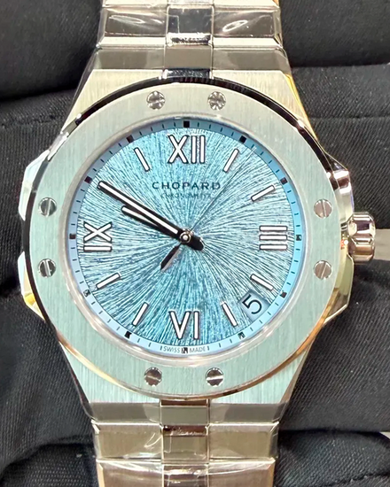 2026 Chopard Alpine Eagle 41MM Ice Blue Dial Steel Bracelet (298600-3035)