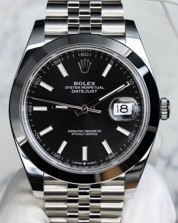 2026 Rolex Datejust 41MM Black Dial Jubilee Bracelet (126300)