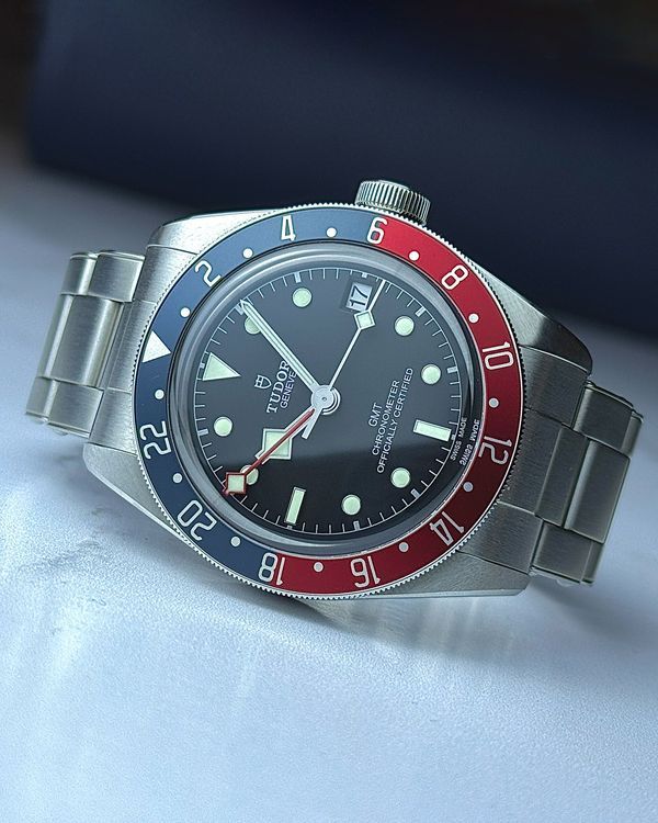 No Reserve - 2025 Tudor Black Bay GMT "Pepsi" 41MM Black Dial Steel Bracelet (79830RB)