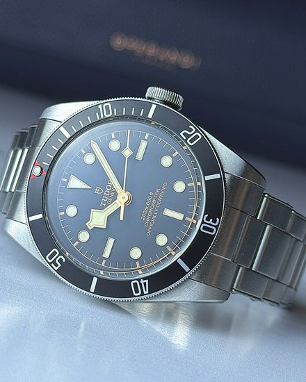 No Reserve - 2021 Tudor Black Bay Heritage 41MM Black Dial Steel Bracelet (79230N)