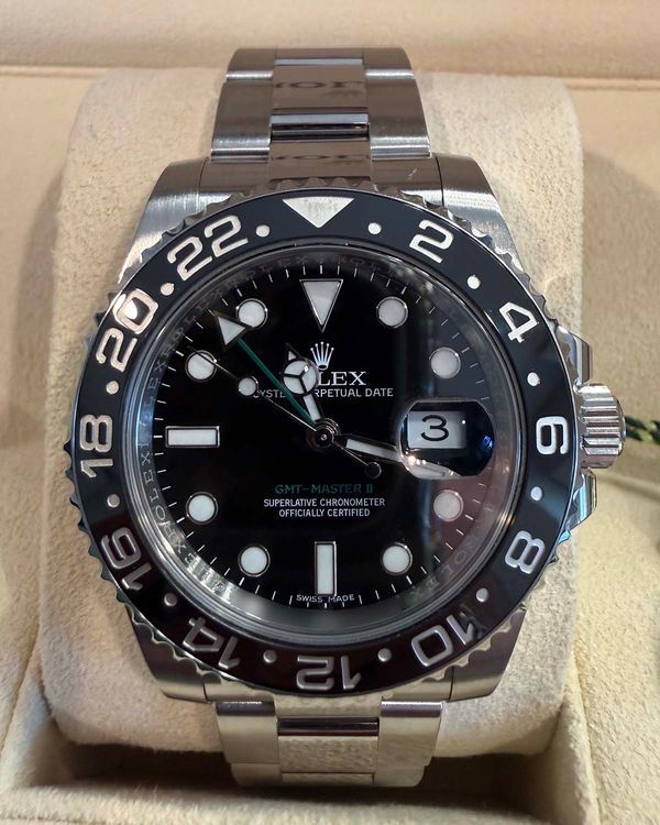 2018 Rolex GMT-Master II 40MM Black Dial Oyster Bracelet (116710LN)