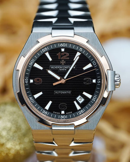 No Reserve - 2014 Vacheron Constantin Overseas 42MM Black Dial Steel Bracelet (47040/B01M-9164)