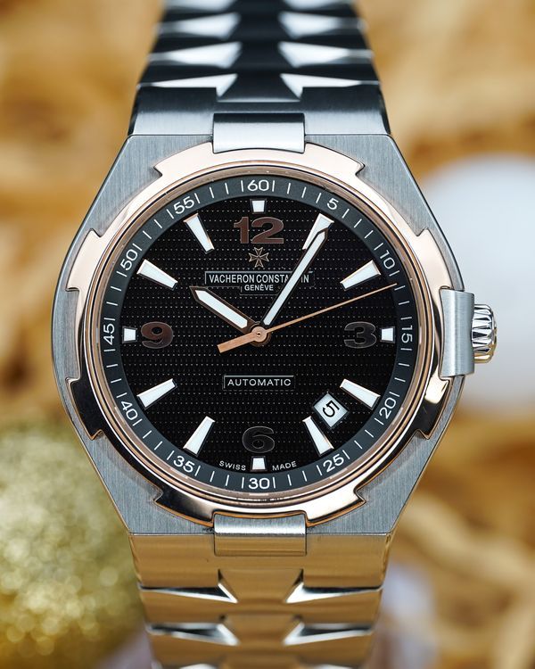 No Reserve - 2014 Vacheron Constantin Overseas 42MM Black Dial Steel Bracelet (47040/B01M-9164)