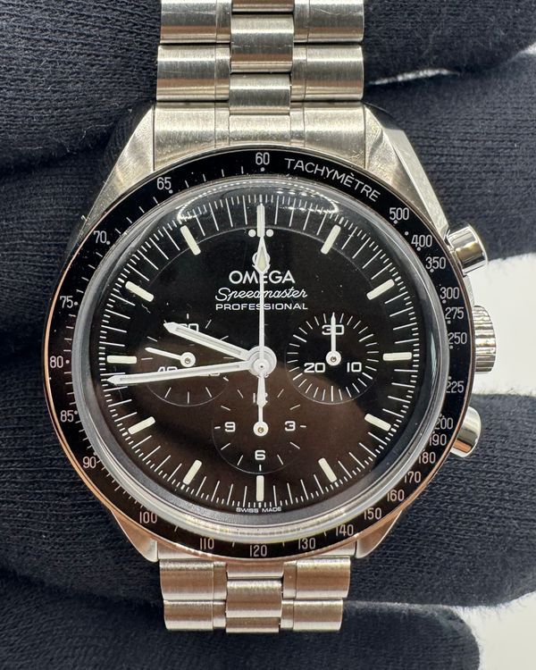 2026 Omega Speedmaster Professional Moonwatch 42MM Black Dial Steel Bracelet (310.30.42.50.01.001)