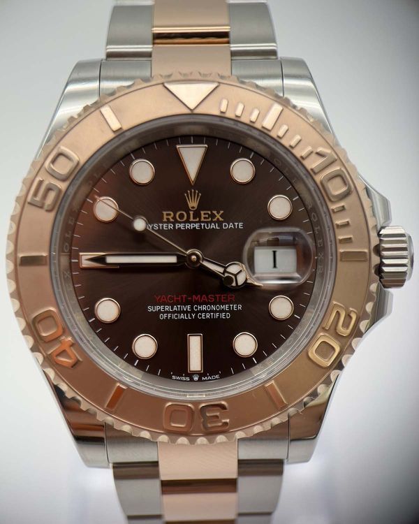 No Reserve - 2025 Rolex Yacht-Master 40MM Chocolate Dial Two-Tone Oyster Bracelet (126621)