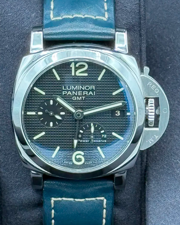 2017 Panerai Luminor 42MM Black Dial Leather Strap (PAM00537)