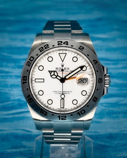 2019 Rolex Explorer II "Polar" 42MM White Dial Steel Bracelet (216570)