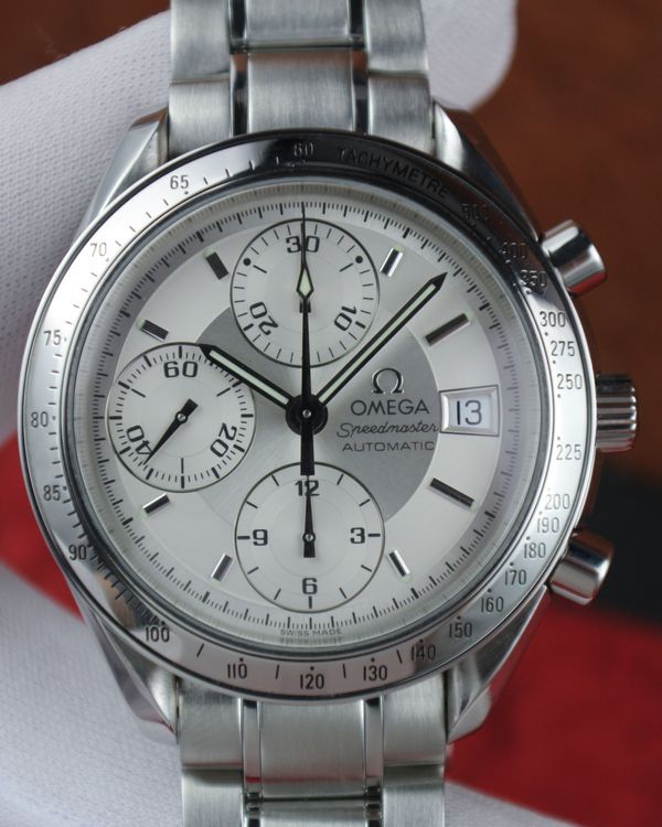 Omega Speedmaster Date 39MM Silver Dial Steel Bracelet (3513.30.00)