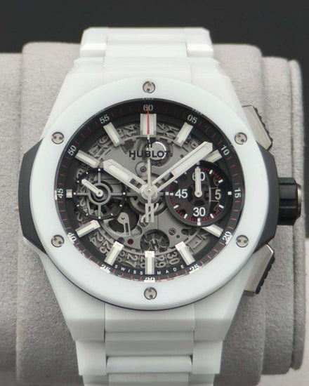 2026 Hublot Big Bang Integrated White Ceramic 42MM Skeleton Dial Ceramic Bracelet (451.HX.1123.HX)