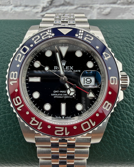 2025 Rolex GMT-Master II "Pepsi" 40MM Black Dial Jubilee Bracelet (126710BLRO)