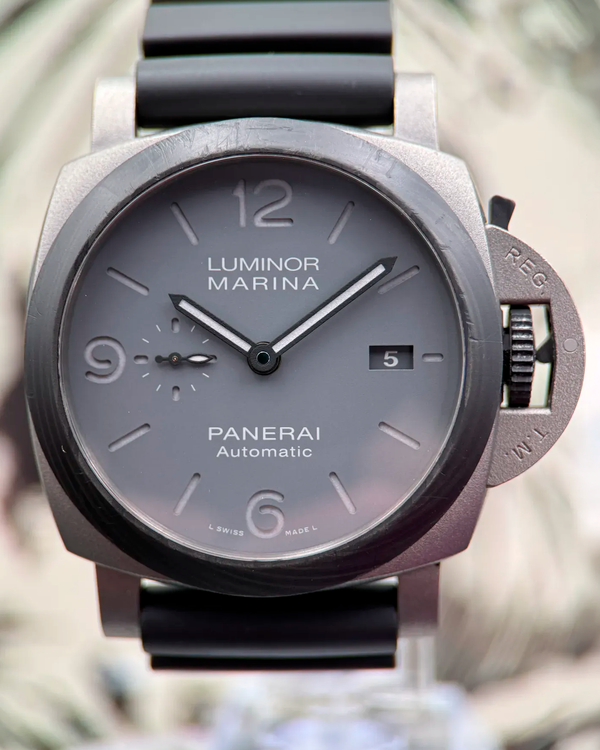 2022 Panerai Luminor Marina TuttoGrigio 44MM Grey Dial Rubber Strap (PAM01662)