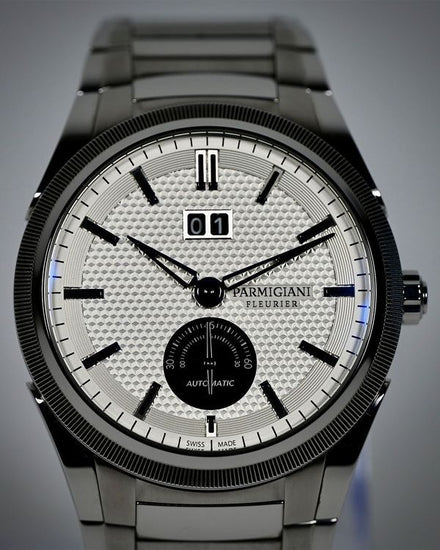 2020 Parmigiani Fleurier Tonda Tondagraph 42MM Silver Dial Steel Bracelet (PFC910-0000141-X01482)
