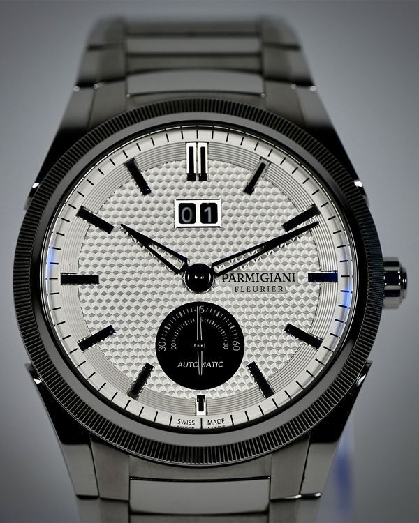 2020 Parmigiani Fleurier Tonda Tondagraph 42MM Silver Dial Steel Bracelet (PFC910-0000141-X01482)