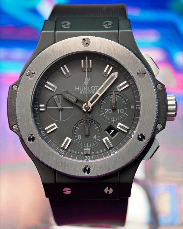 2013 Hublot Big Bang 44MM Black Dial Rubber Strap (301.CK.1140.RX)
