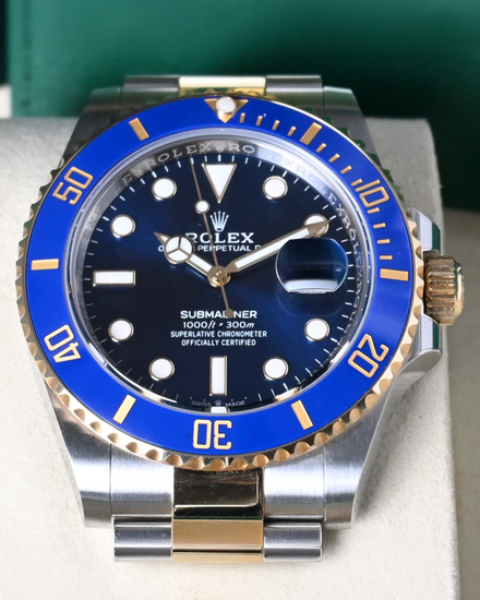2026 Rolex Submariner Date "Bluesy" 41MM Blue Dial Two-Tone Oyster Bracelet (126613LB)