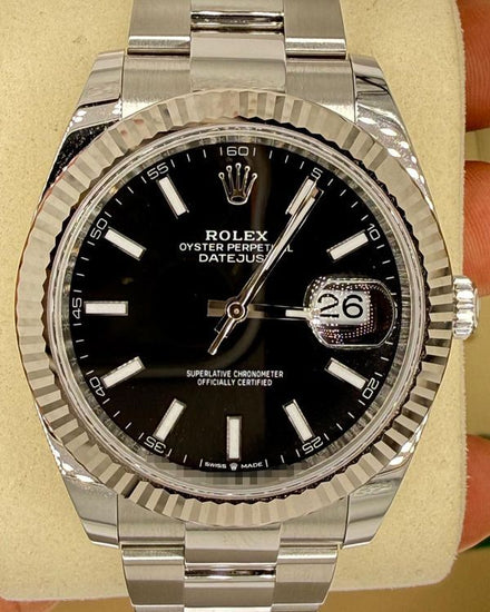 2025 Rolex Datejust 41MM Black Dial Oyster Bracelet (126334)