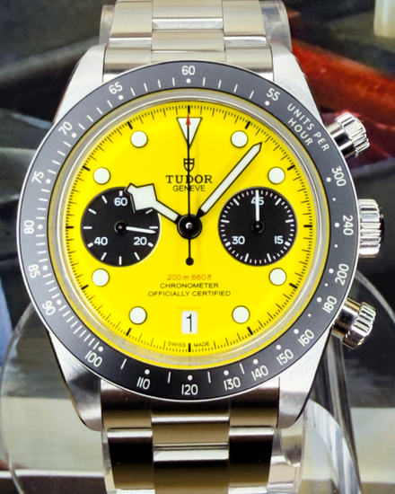 2026 Tudor Black Bay Chrono "Bumblebee" 39MM Yellow Dial Steel Bracelet (79310N)