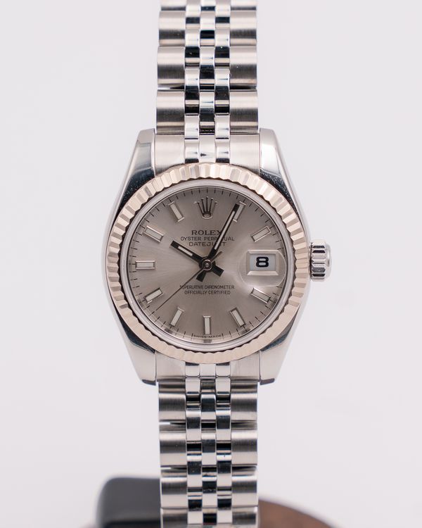 2006 Rolex Lady-Datejust 26MM Silver Dial Jubilee Bracelet (179174)