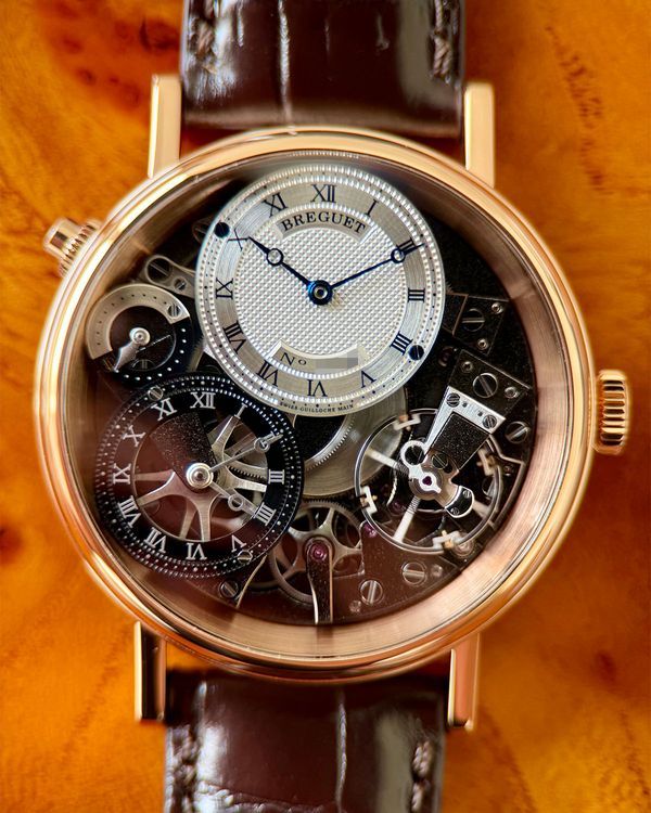 2022 Breguet Tradition 40MM Skeleton Dial Leather Strap (7067BR/G1/9W6)