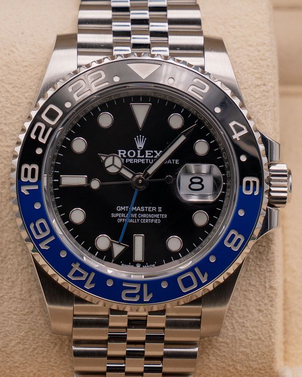 2020 Rolex GMT-Master II "Batgirl" 40MM Black Dial Jubilee Bracelet (126710BLNR)