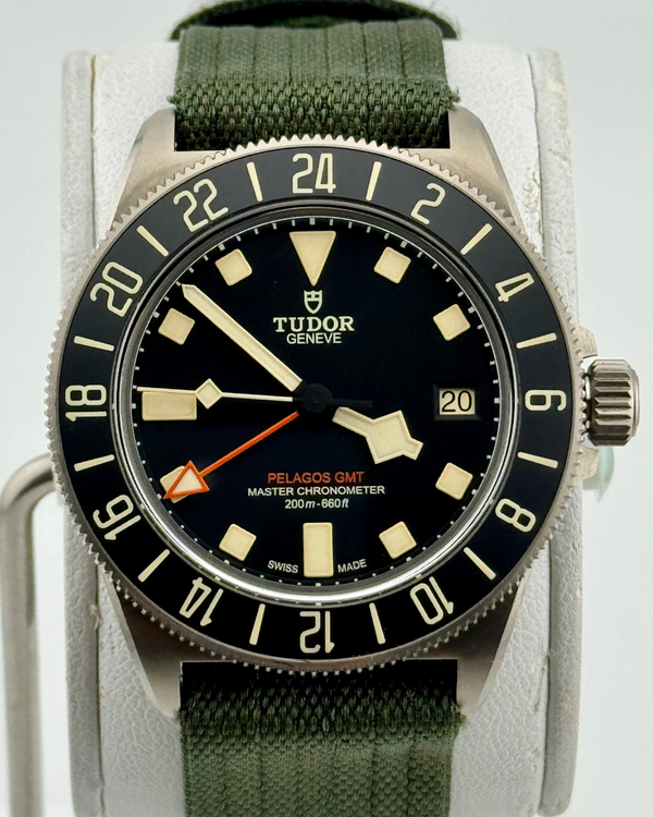 No Reserve - 2024 Tudor Pelagos FXD GMT 42MM Black Dial Textile Strap (2542G247NU)