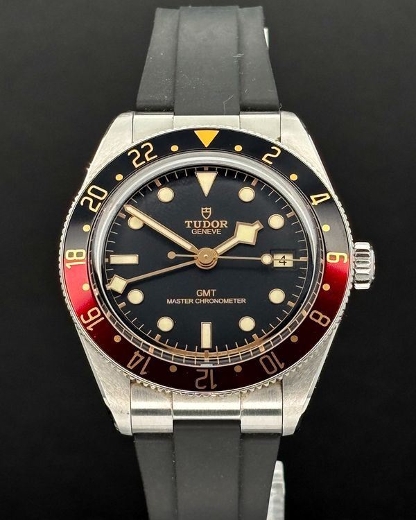 2025 Tudor Black Bay 58' GMT "Coke" 39MM Black Dial Rubber Strap (7939G1A0NRU)