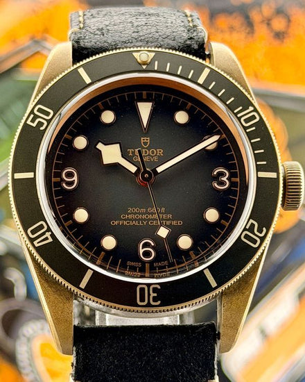 No Reserve - 2019 Tudor Black Bay Bronze 43MM Grey Dial Leather Strap (79250BA)
