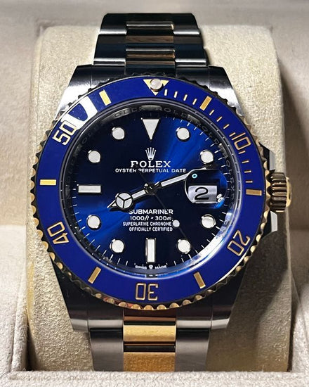 2021 Rolex Submariner Date "Bluesy" 41MM Blue Dial Two-Tone Oyster Bracelet (126613LB)
