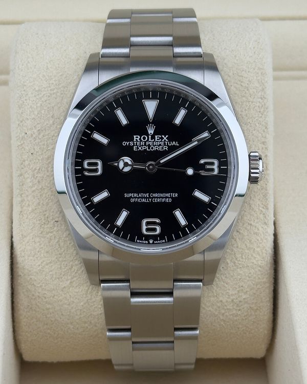 2025 Rolex Explorer 36MM Black Dial Oyster Bracelet (124270)